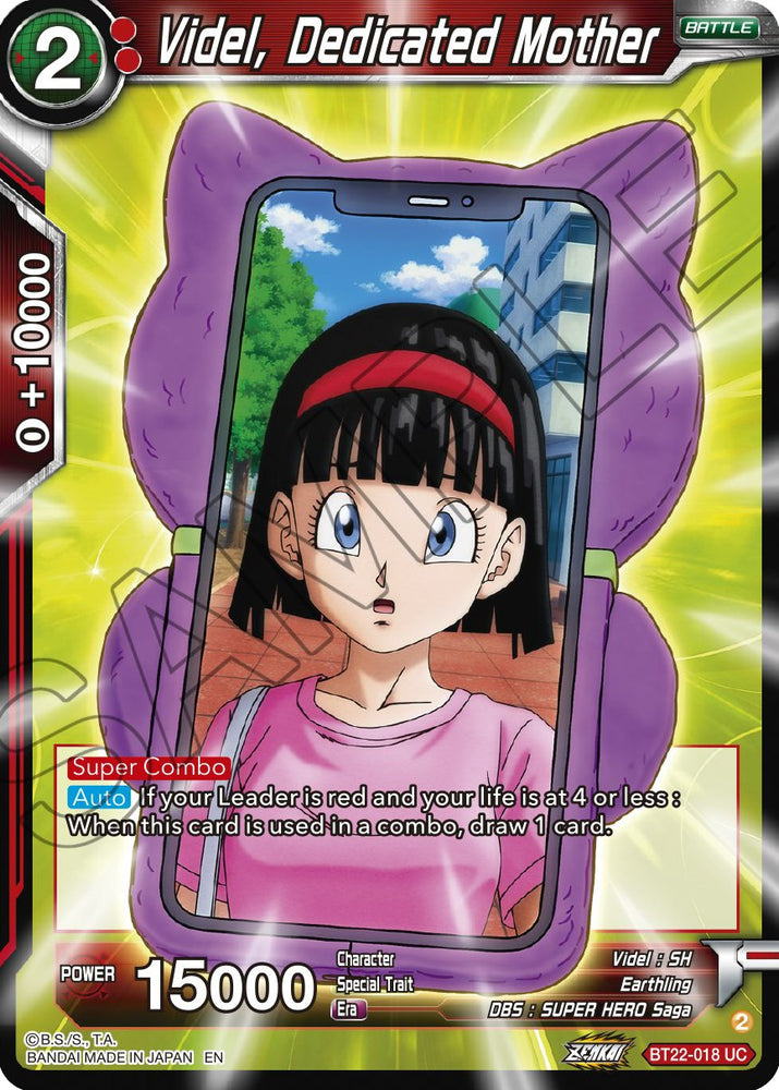 Videl, Dedicated Mother (BT22-018) [Critical Blow]