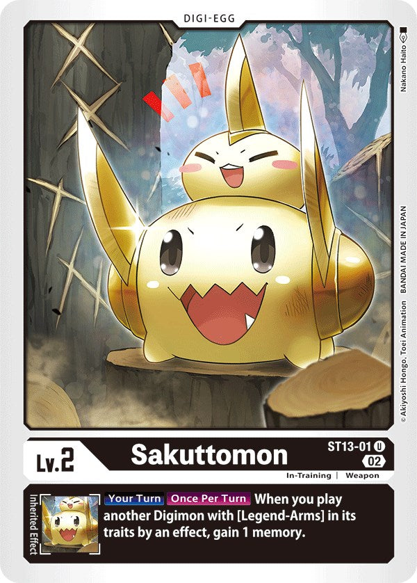 Sakuttomon [ST13-01] [Starter Deck: Ragnaloardmon]