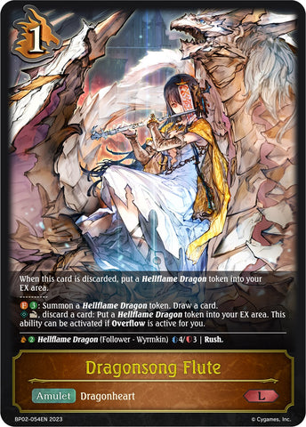 Dragonsong Flute (BP02-054EN) [Reign of Bahamut]