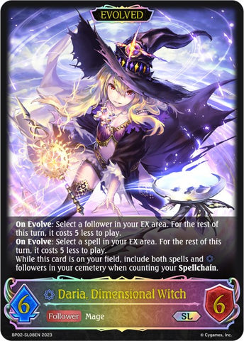 Daria, Dimensional Witch (BP02-036EN) [Reign of Bahamut]