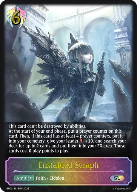 Enstatued Seraph (BP02-SL18EN) [Reign of Bahamut]