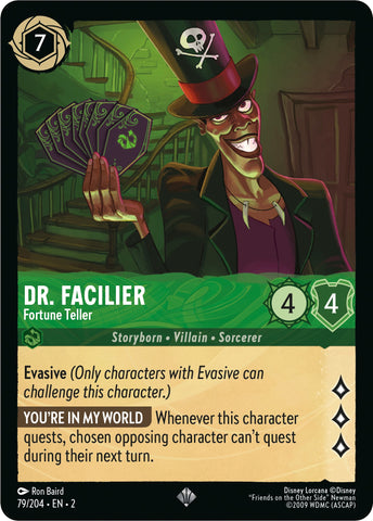 Dr. Facilier - Fortune Teller (79/204) [Rise of the Floodborn]