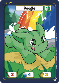Poogle (Green) [Defenders of Neopia]