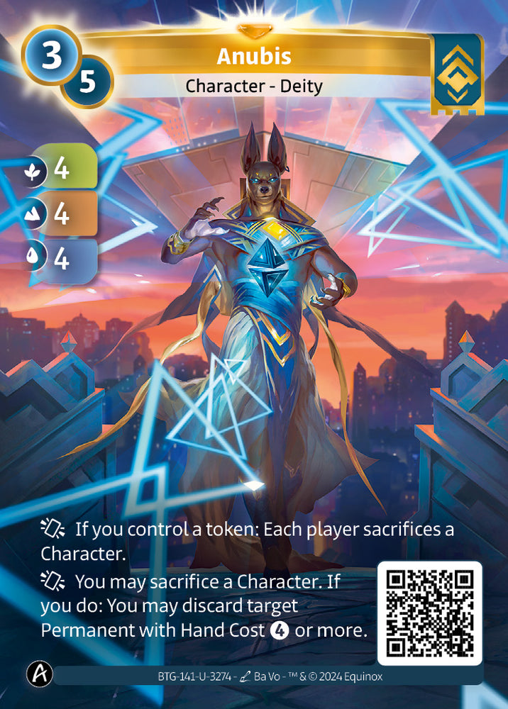 Anubis (BTG-141-U-3274) (DIGITAL) (KS ALT ART) (UNIQUE) (FOIL)