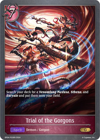 Trial of the Gorgons - P23EN (Foil) (BP04-P23EN) [Cosmic Mythos]