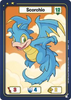 Scorchio (Blue) [Defenders of Neopia]