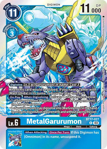 MetalGarurumon [BT17-027] [Secret Crisis]