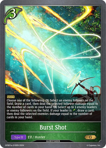 Burst Shot (GFB01a-016EN) [Guide to Glory]