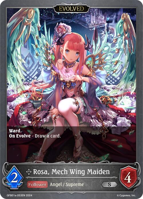 Rosa, Mech Wing Maiden (Evolved) (GFB01a-053EN) [Gloryfinder Bundle 01: Guide to Glory]
