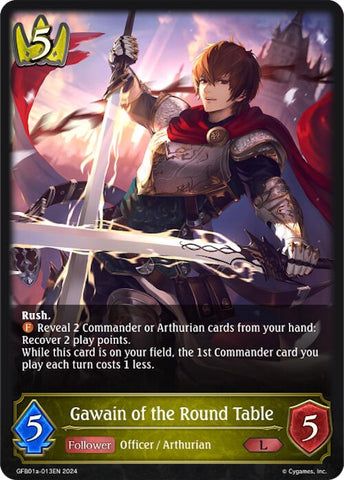 Gawain of the Round Table (GFB01a-013EN) [Guide to Glory]