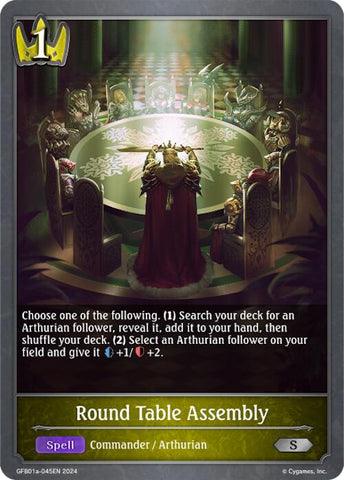Round Table Assembly (GFB01a-045EN) [Guide to Glory]