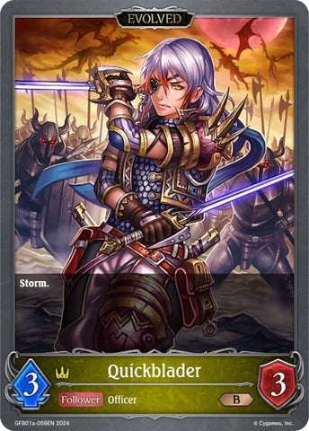Quickblader (Evolved) (GFB01a-059EN) [Guide to Glory]