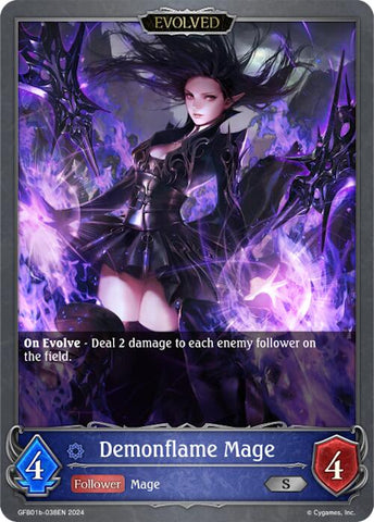 Demonflame Mage (Evolved) (GFB01b-038EN) [Guide to Glory]