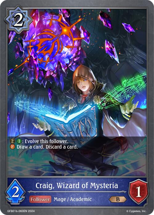 Craig, Wizard of Mysteria (GFB01b-060EN) [Guide to Glory]