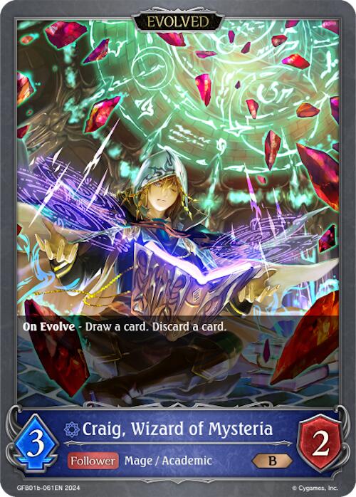 Craig, Wizard of Mysteria (Evolved) (GFB01b-061EN) [Guide to Glory]