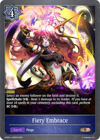 Fiery Embrace (GFB01c-060EN) [Guide to Glory]
