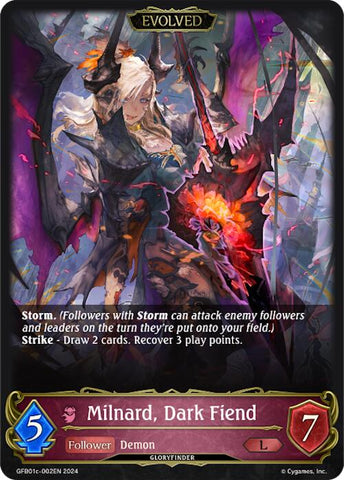 Milnard, Dark Fiend (Evolved) (GFB01c-002EN) [Guide to Glory]