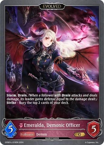 Emeralda, Demonic Officer (Evolved) (GFB01c-019EN) [Guide to Glory]