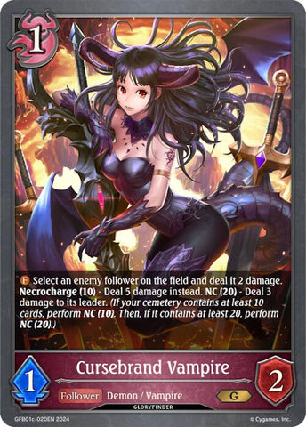 Cursebrand Vampire (GFB01c-020EN) [Guide to Glory]