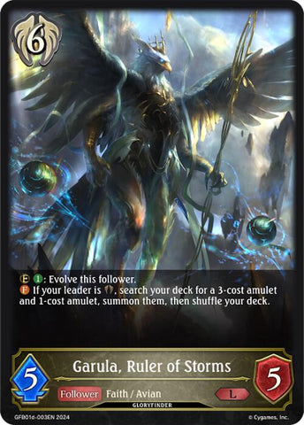 Garula, Ruler of Storms (GFB01d-003EN) [Guide to Glory]