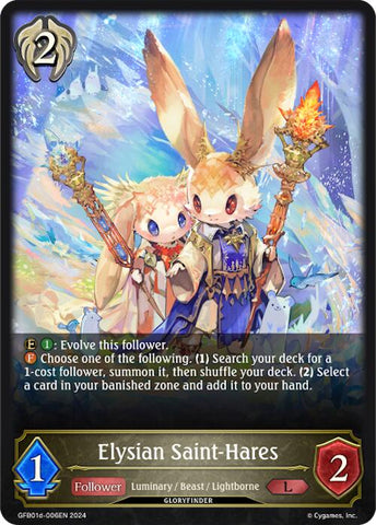 Elysian Saint-Hares (GFB01d-006EN) [Guide to Glory]