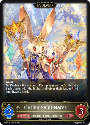 Elysian Saint-Hares (Evolved) (GFB01d-007EN) [Guide to Glory]