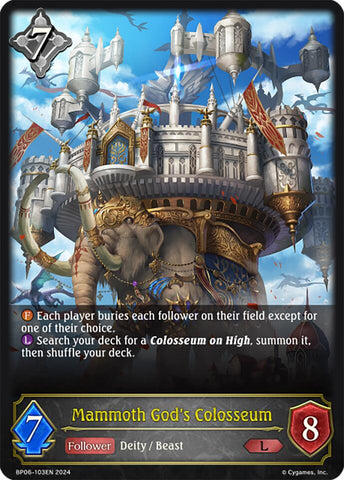 Mammoth God's Colosseum (BP06-103EN) [Paragons of the Colosseum]