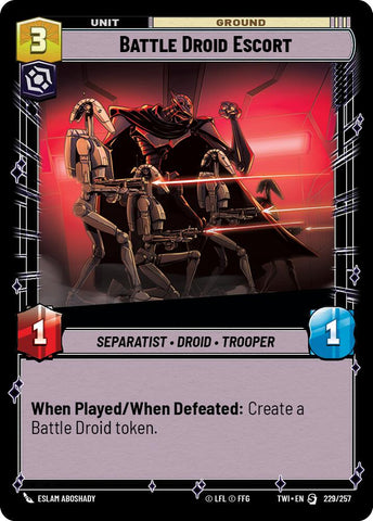 Battle Droid Escort (229/257) (229/257) [Twilight of the Republic]