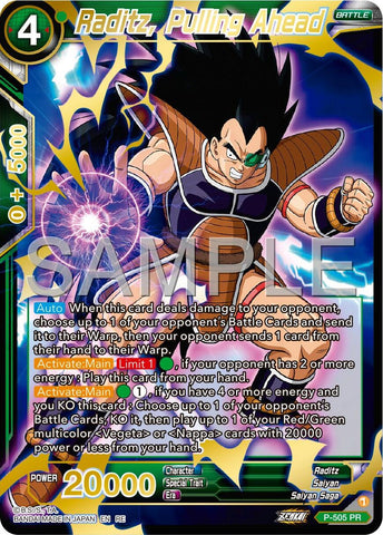 Raditz, Pulling Ahead (Reprint) (P-505) [Premium 7th Anniversary Box 2024]