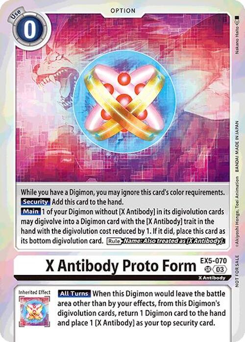 X Antibody Proto Form [EX5-070] (Event Pack 7) [Animal Colosseum]