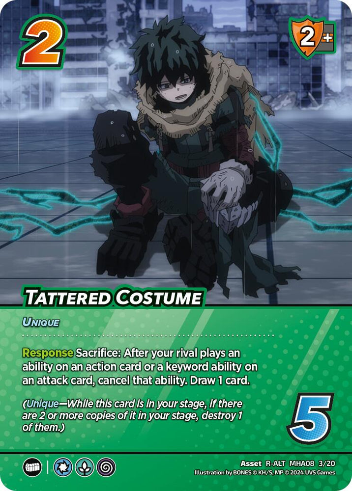 Tattered Costume (Alternate Art) [Challenger Series: My Hero Academia - Dark Hero Arc]