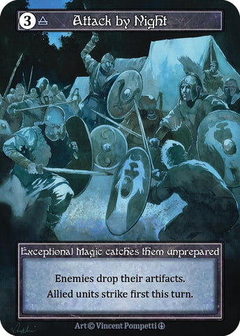 Attack by Night (Foil) [Arthurian Legends]