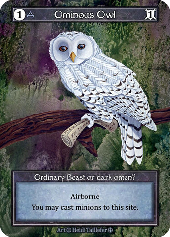 Ominous Owl (Foil) [Arthurian Legends]