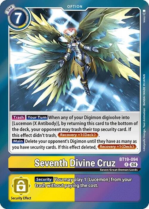 Seventh Divine Cruz [BT19-094] [Release Special Booster 2.0]