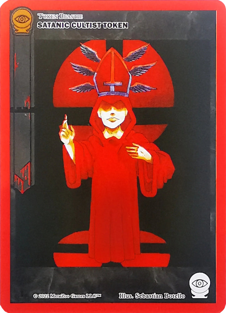 Satanic Cultist Token [Seance: First Edition]