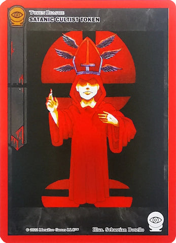 Satanic Cultist Token [Seance: First Edition]