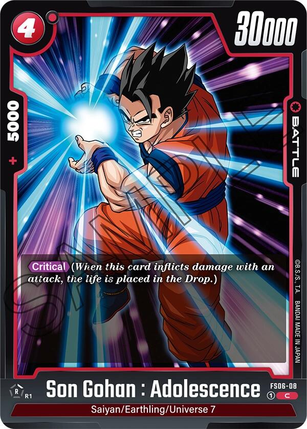 Son Gohan : Adolescence [Starter Deck: Son Goku (Mini)]