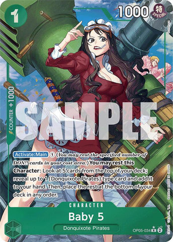 Baby 5 (OP05-034) (Alternate Art) [Premium Booster -The Best-]