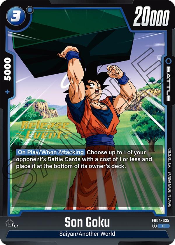 Son Goku (FB04-035) [Ultra Limit Release Event Cards]