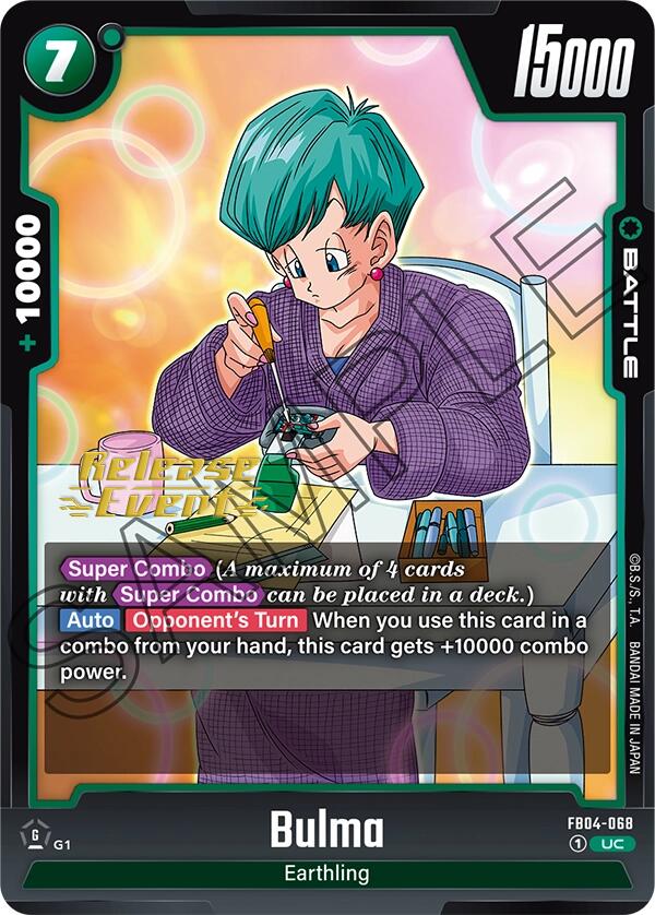 Bulma [Ultra Limit Release Event Cards]