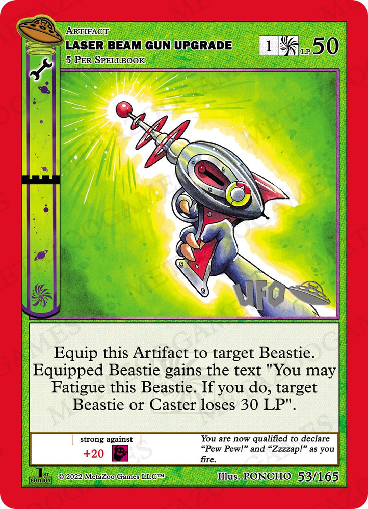 Laser Beam Gun Upgrade [Cryptid Nation: UFO First Edition Spoiler Pack]