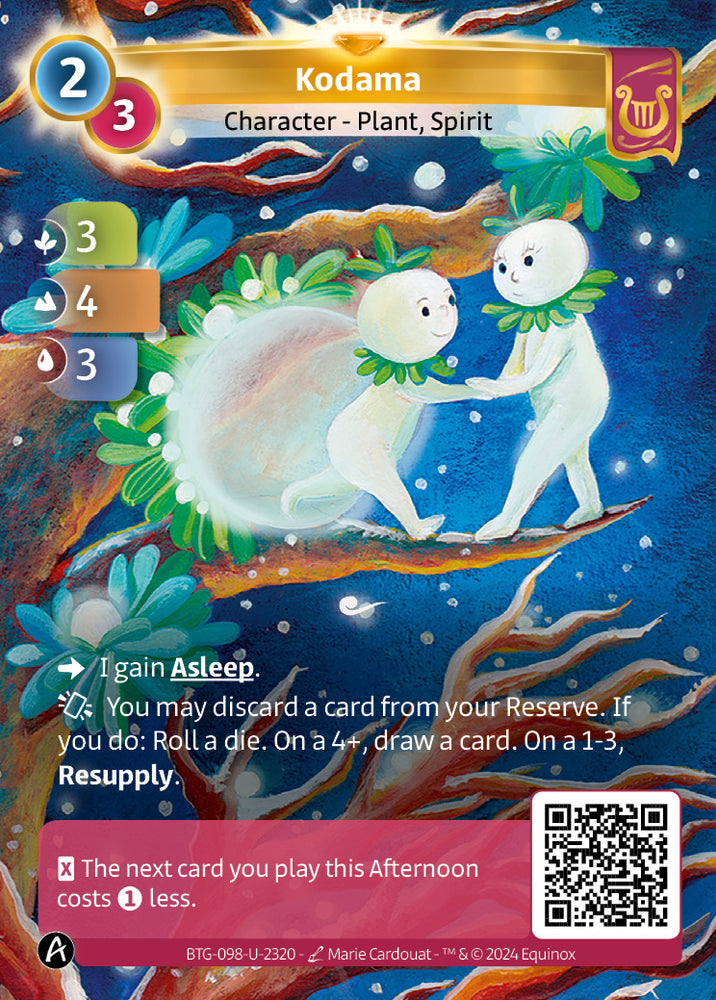 Kodama (BTG-098-U-2320) (DIGITAL) (KS ALT ART) (UNIQUE) (FOIL)