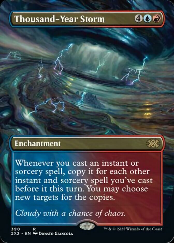 Thousand-Year Storm (Borderless Alternate Art) [Double Masters 2022]