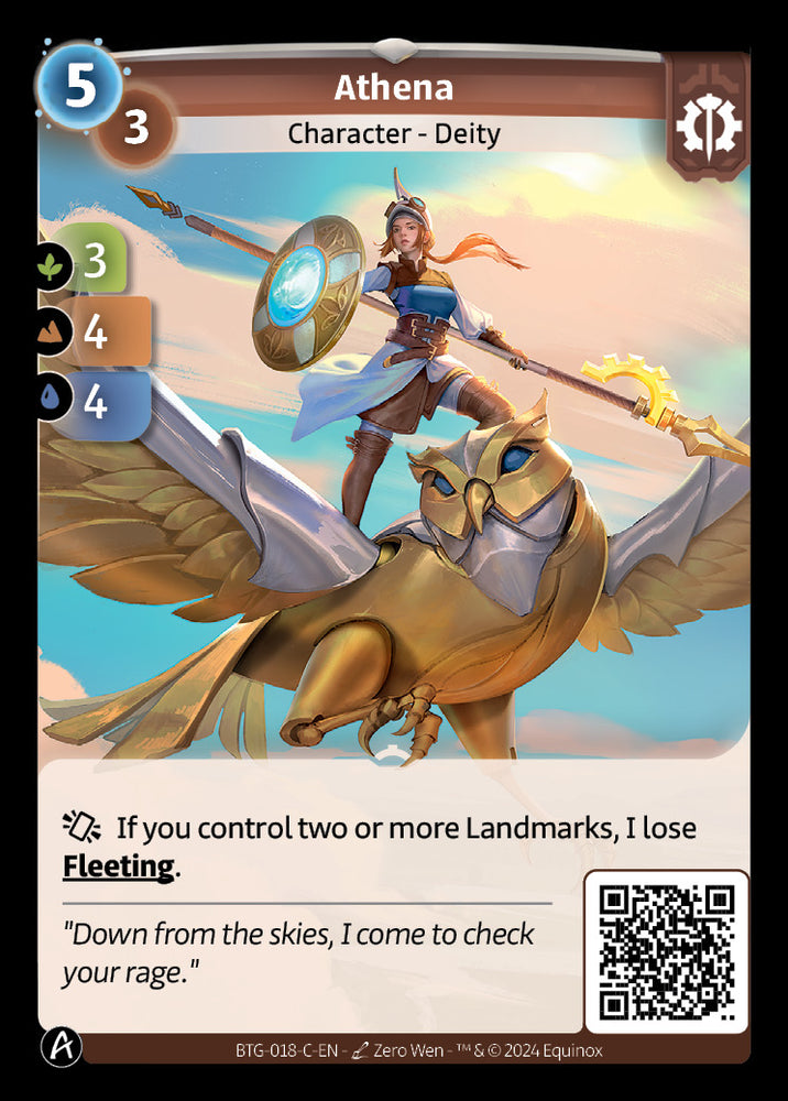 Athena (BTG-018-C) (DIGITAL) (KS ALT ART)