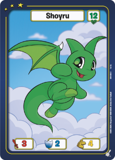 Shoyru (Green) [Defenders of Neopia]