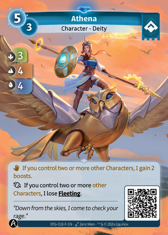 Athena (BTG-018-F) (PHYSICAL) (KS ALT ART)