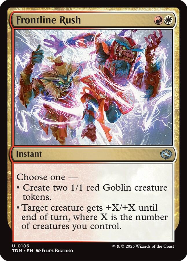 Frontline Rush [Tarkir: Dragonstorm]