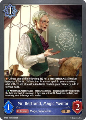 Mr. Bertrand, Magic Mentor (BP09-060EN) [Duet of Dawn and Dusk]