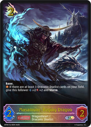 Masamune, Raging Dragon (SL) (BP09-SL18EN) [Duet of Dawn and Dusk]