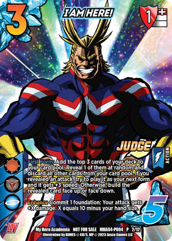 I AM HERE! (Judge) [League of Villains Unlimited]